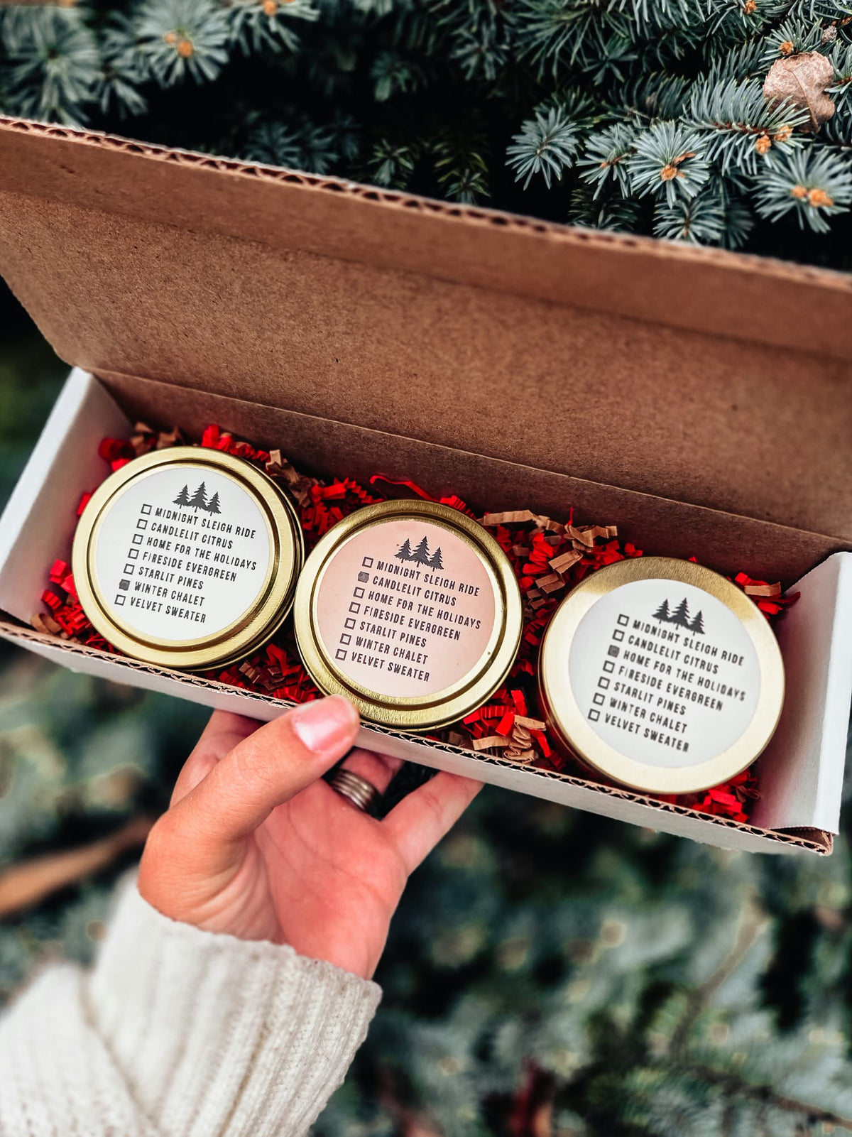 Holiday Mystery Candle Trio