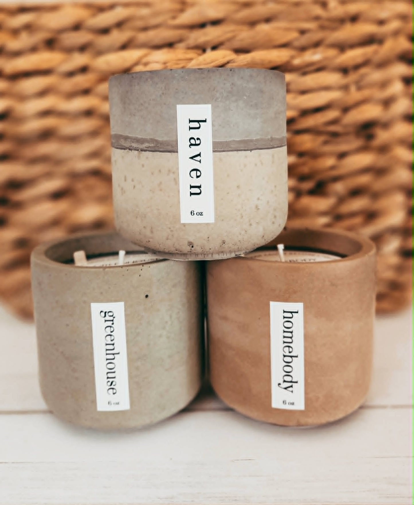 6oz Concrete Candle