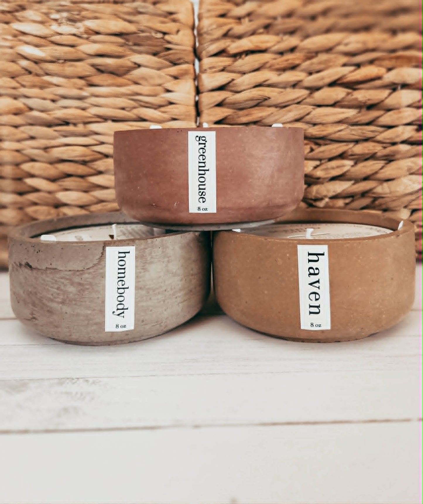 8oz Concrete Candle