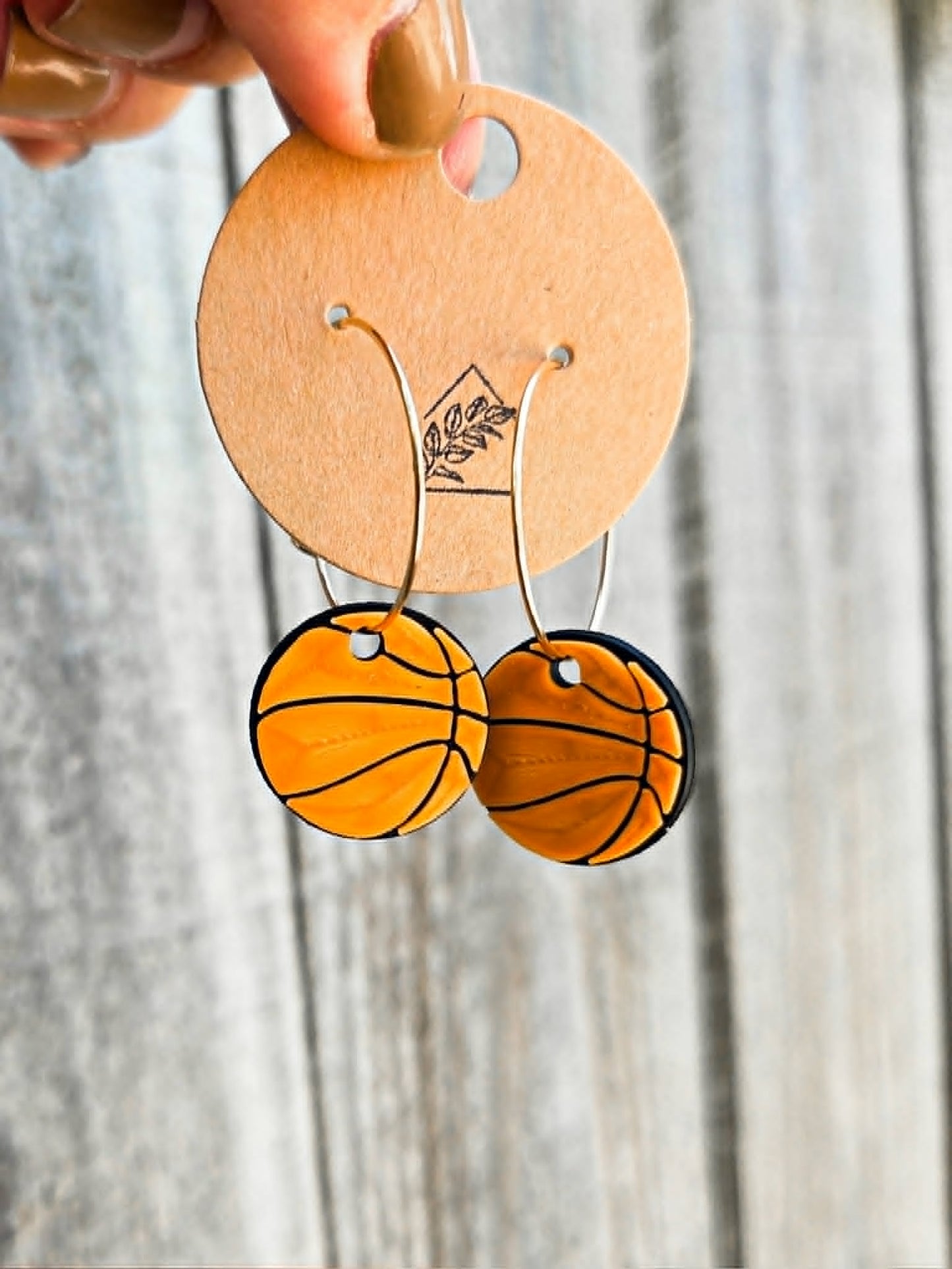 Basketball Hoop Earrings