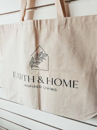 Earth & Home Canvas Tote