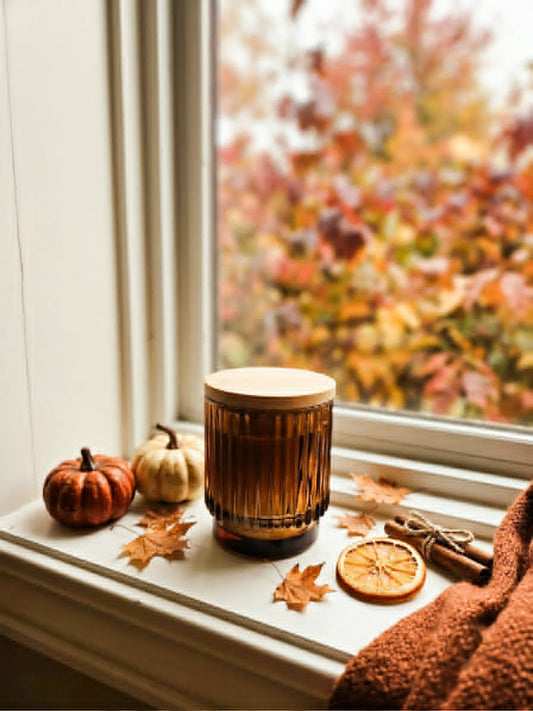 Fall Decorative Jar Candle 8oz