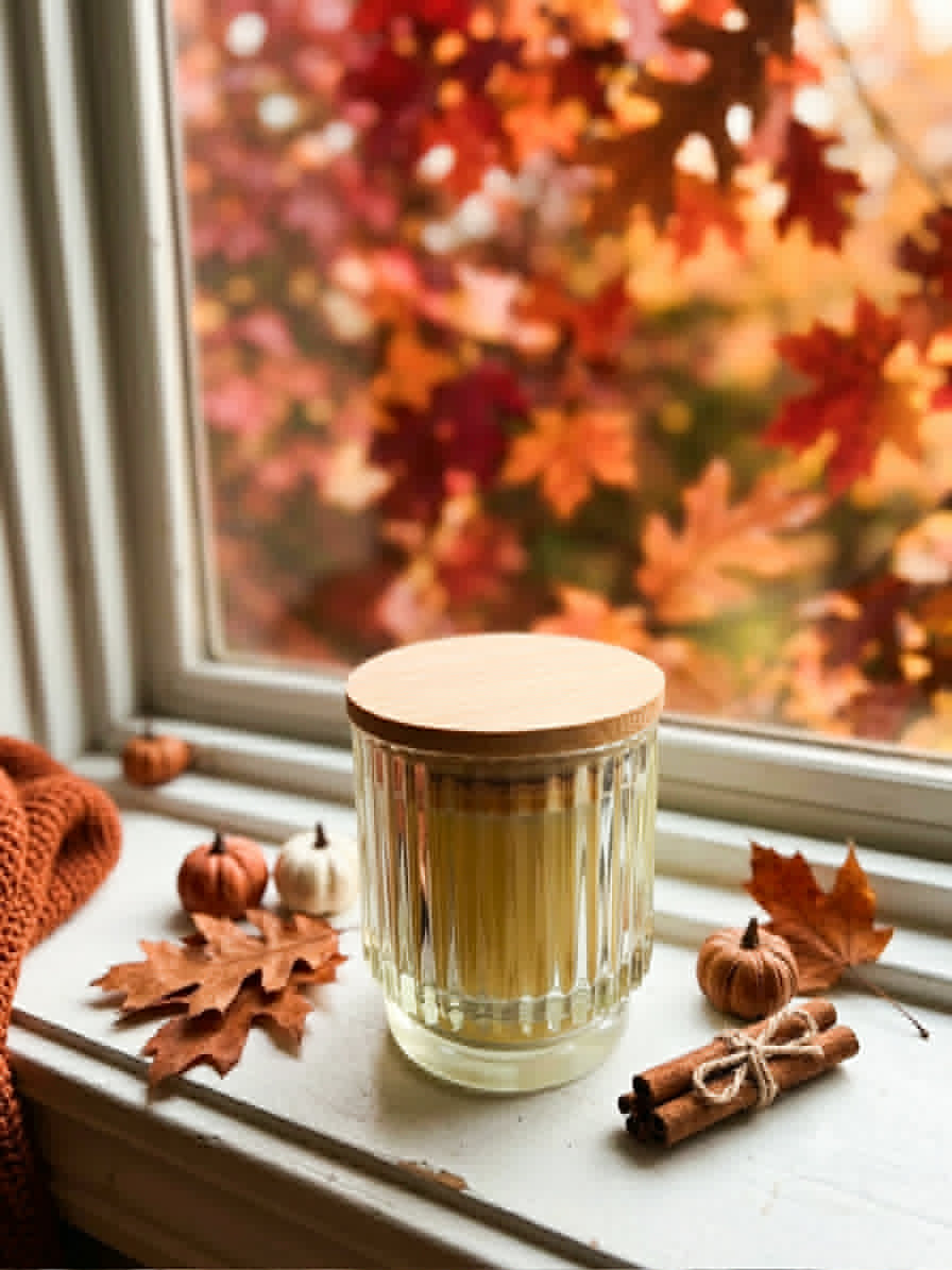 Fall Decorative Jar Candle 8oz