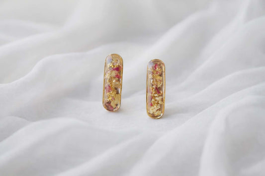 Oval Drop Stud #1