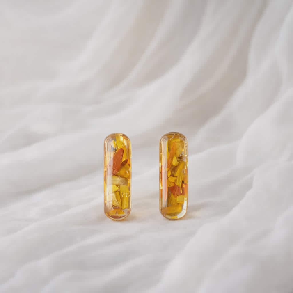 Oval Drop Stud #3