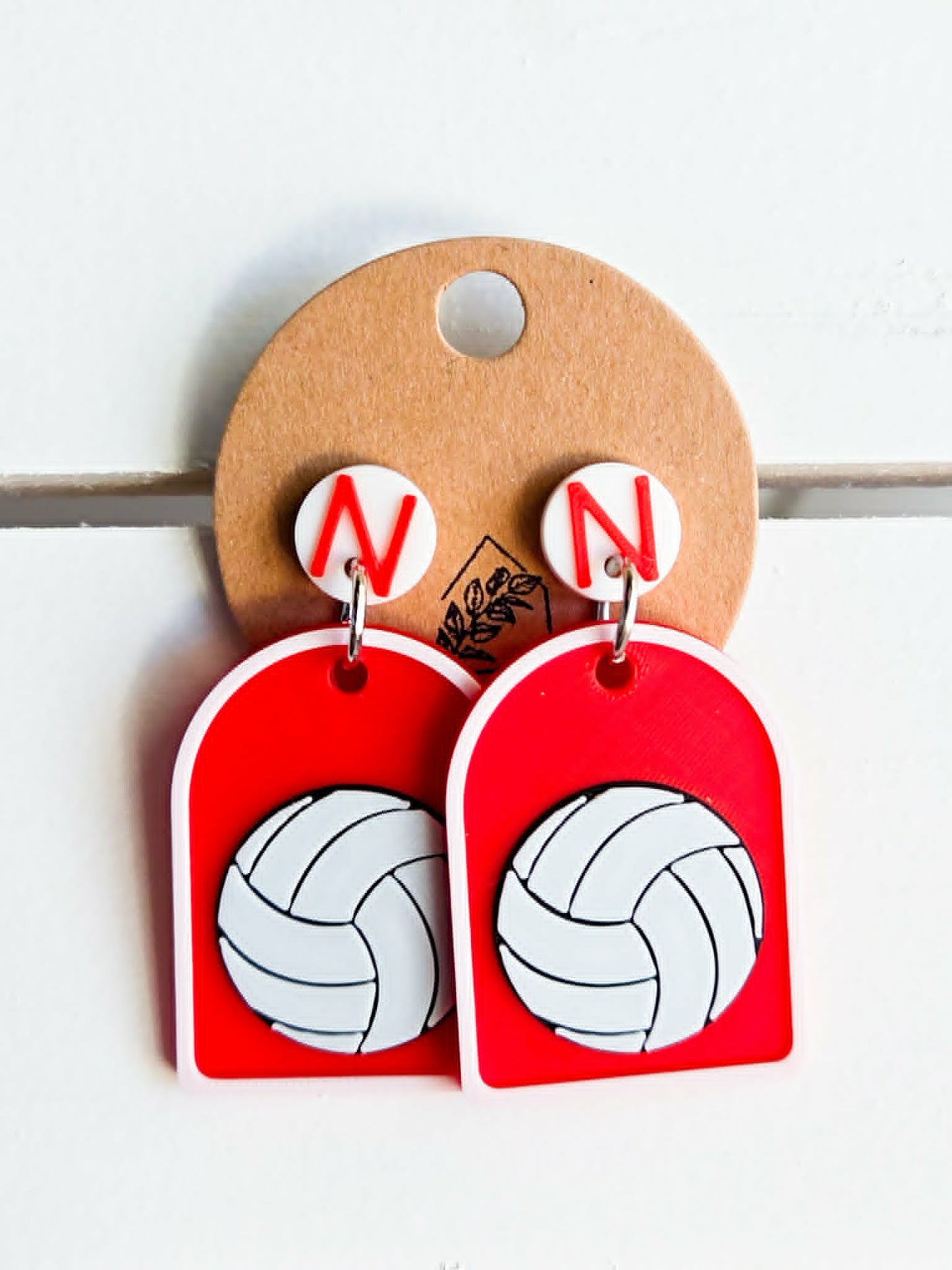 Volleyball Arch Drop Earrings